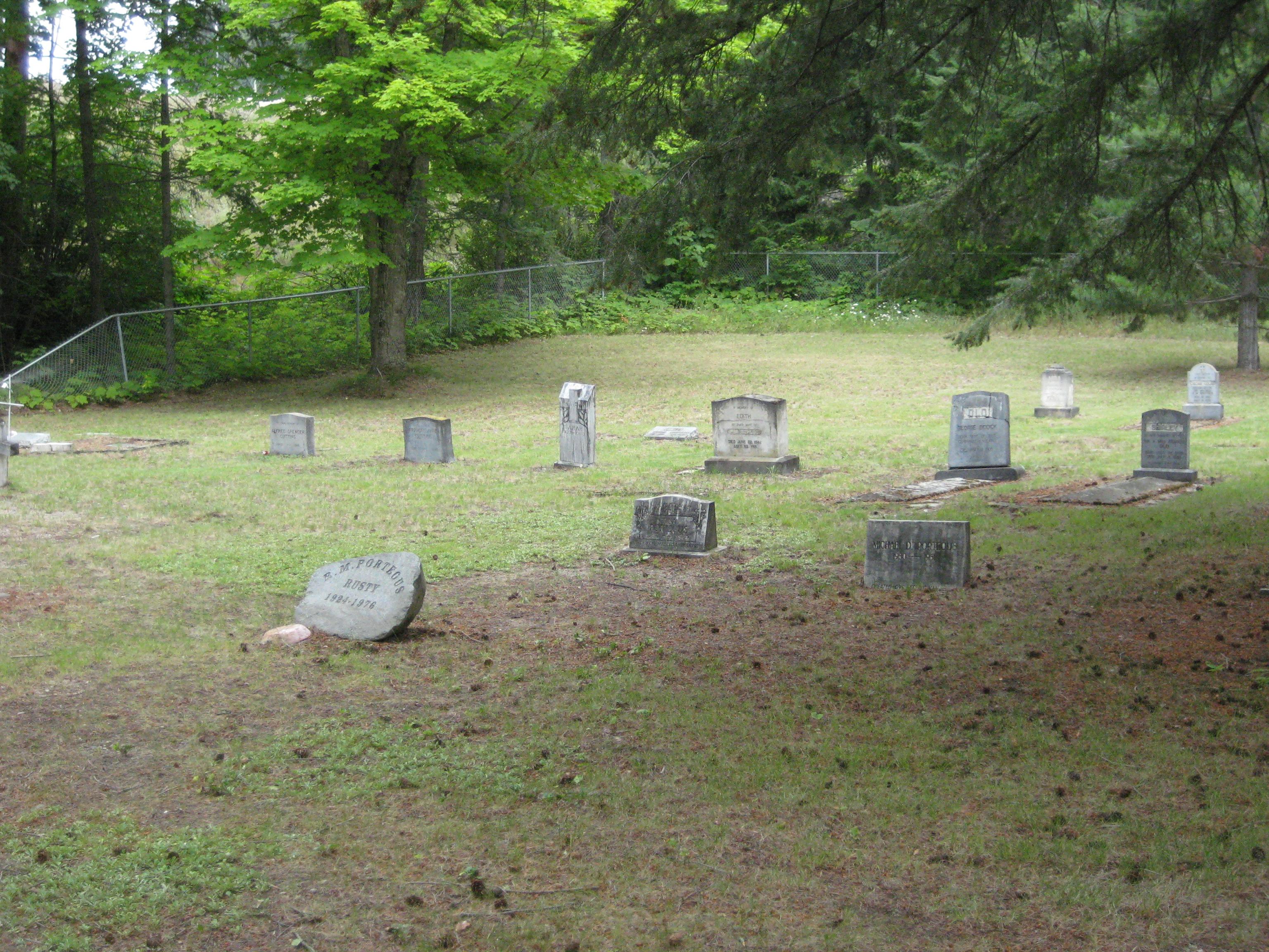 Inside View of Needles Cemetery