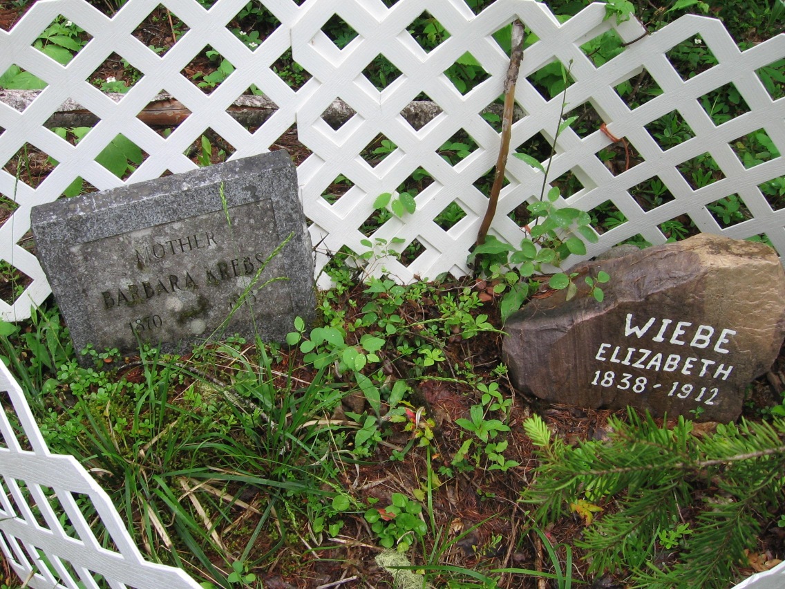 Kerbs and Wiebe Grave Markers