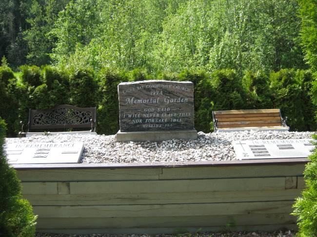 Eagle Bay Cemetery, Memorial Wall