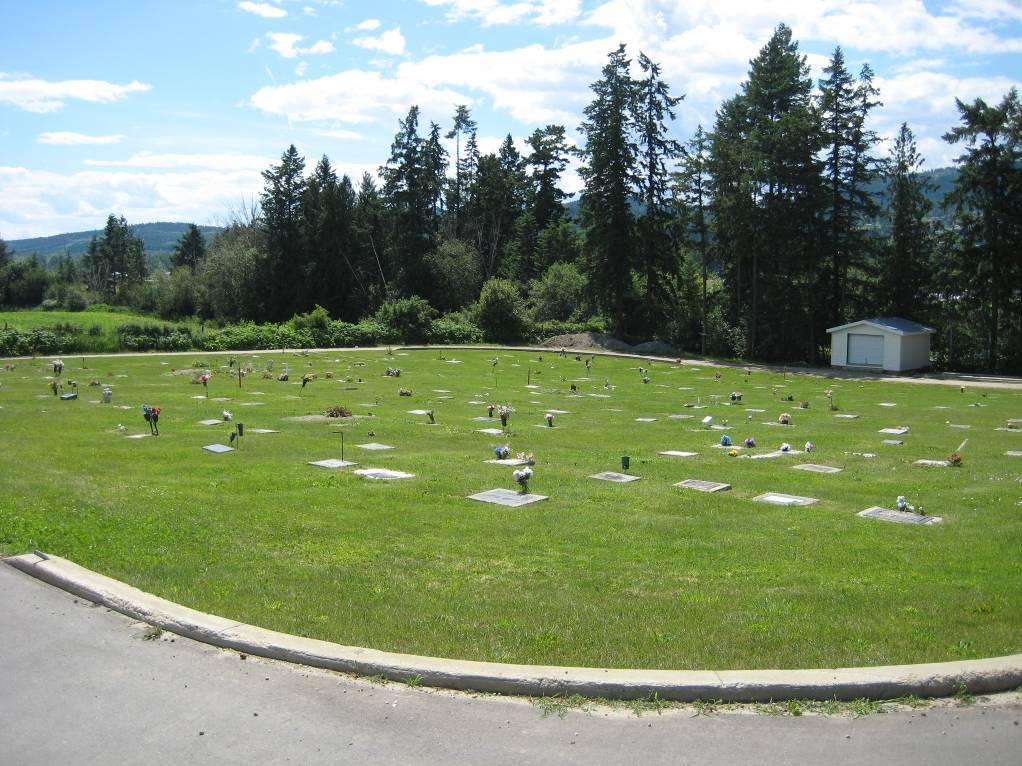 inside cemetery