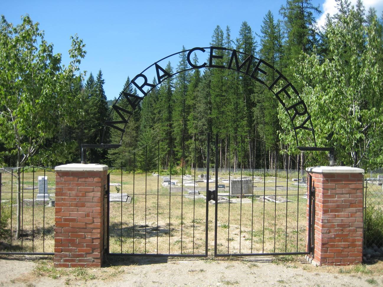 Entrance to Mara Cemetery