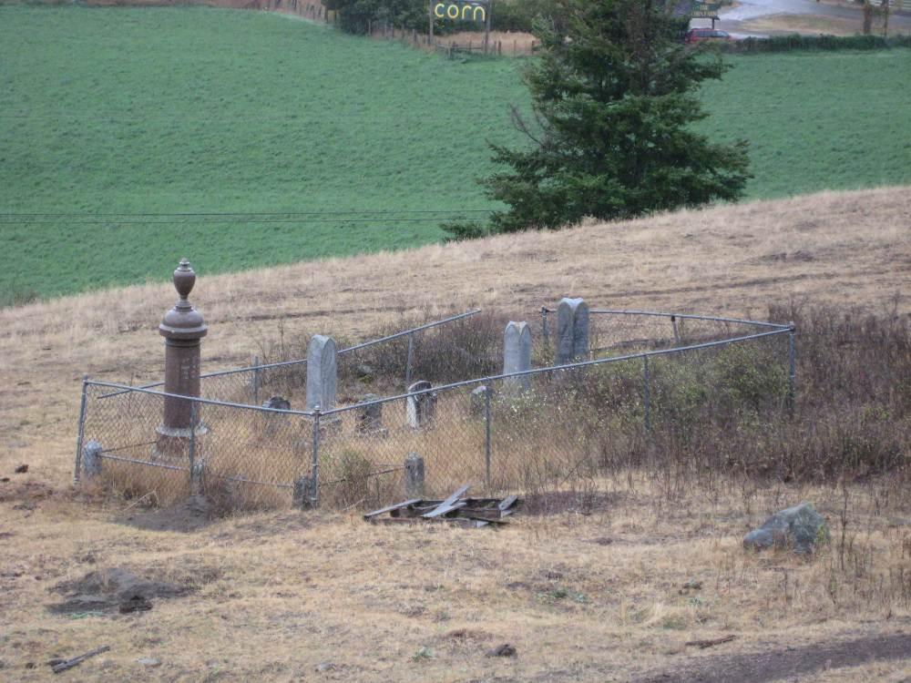 Close Up View of Coburn Family Cemetery