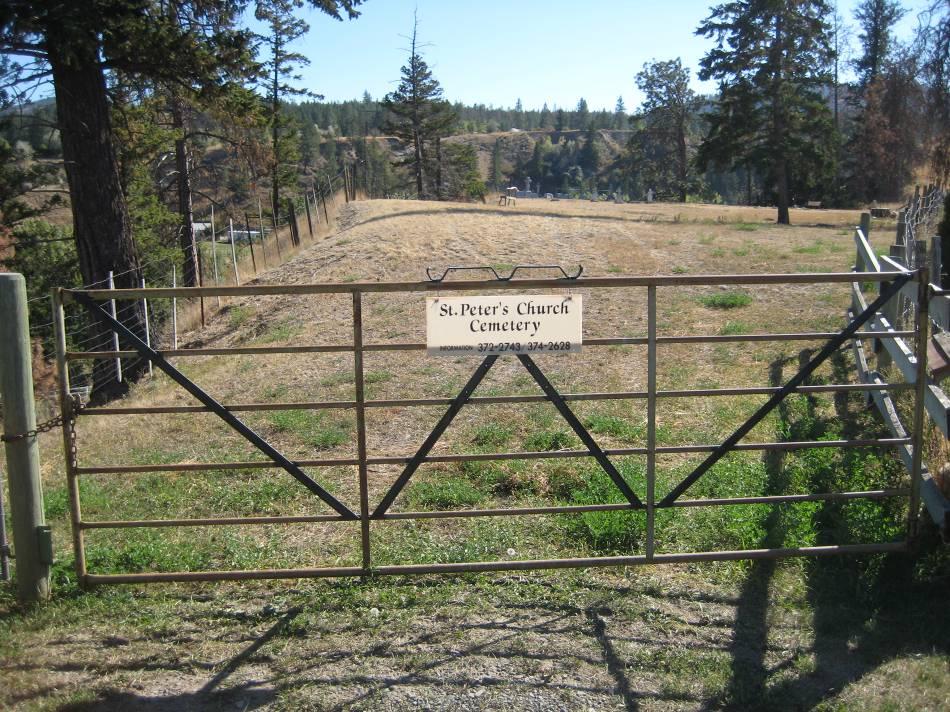 Enterance to St. Peter's Church Cemetery