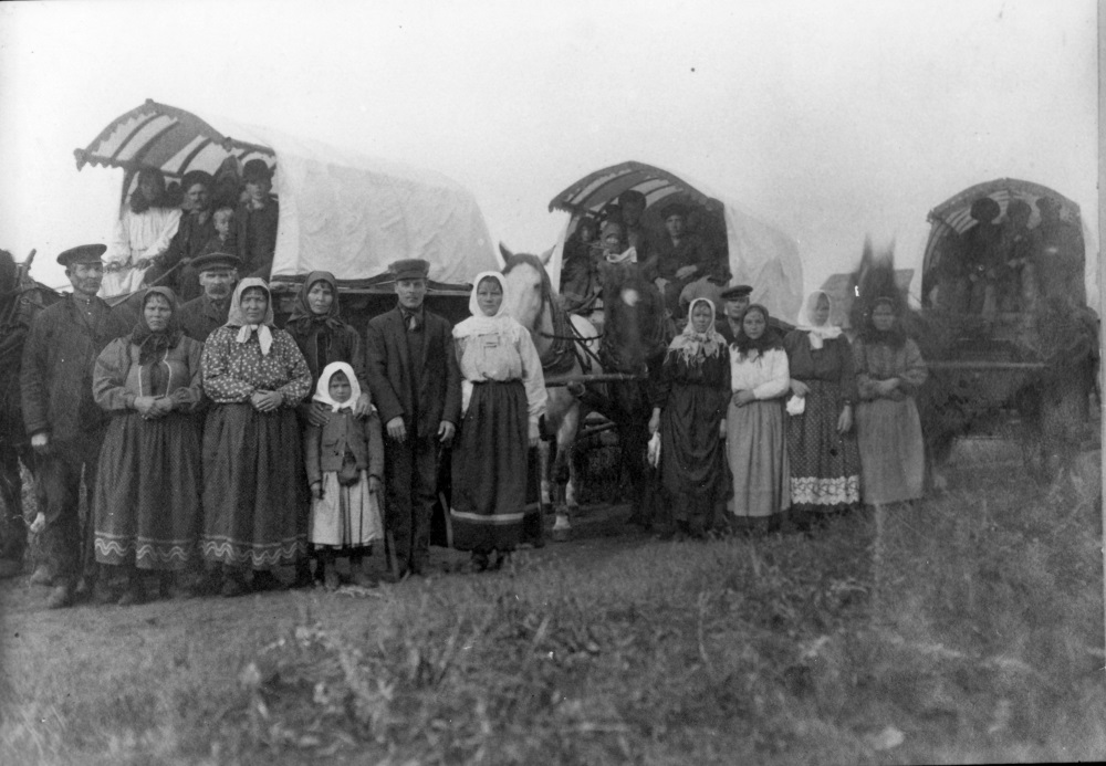 Reibin family travelling to the Train Station for trip to BC