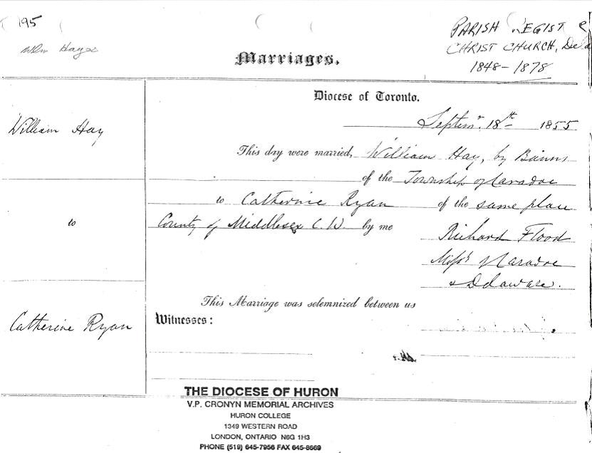 Marriage Certificate