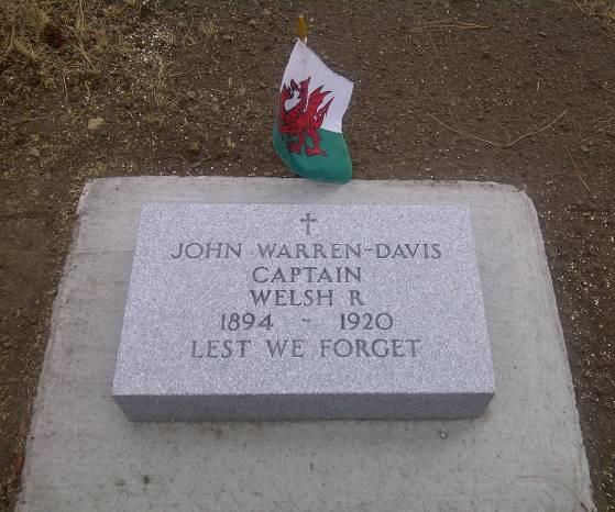 Marker of John Warren-Davis